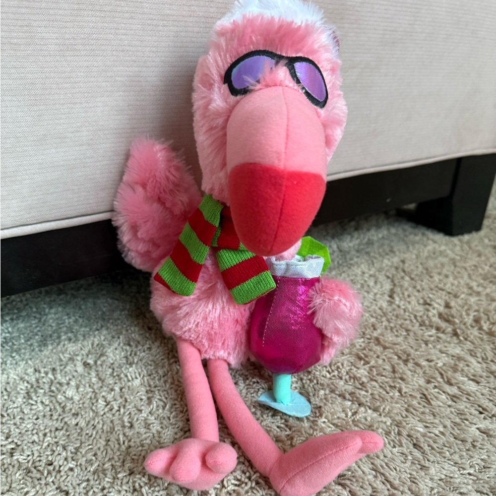 Musical Plush Pink Flamingo
